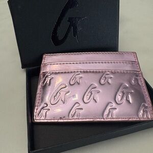 Glamaholic Lifestyle MONOGRAM METALLIC CARD HOLDER